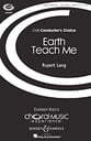 Earth Teach Me SSAATTBB choral sheet music cover